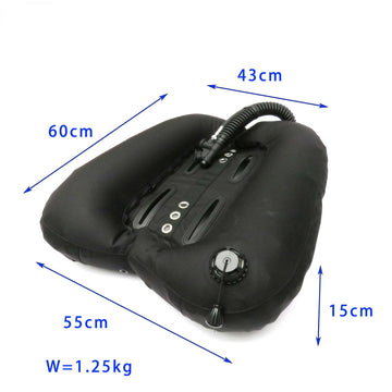 Scuba Diving Tech Diving Dual Tank 45LBS Wing Backmount BCD Accessories